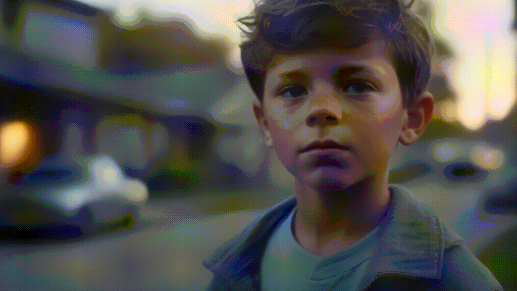 A boy living in a small town created using Vidu Studio AI